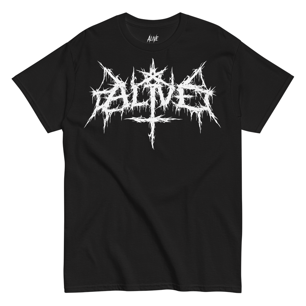 ALIVE SIGIL T-SHIRT BLACK