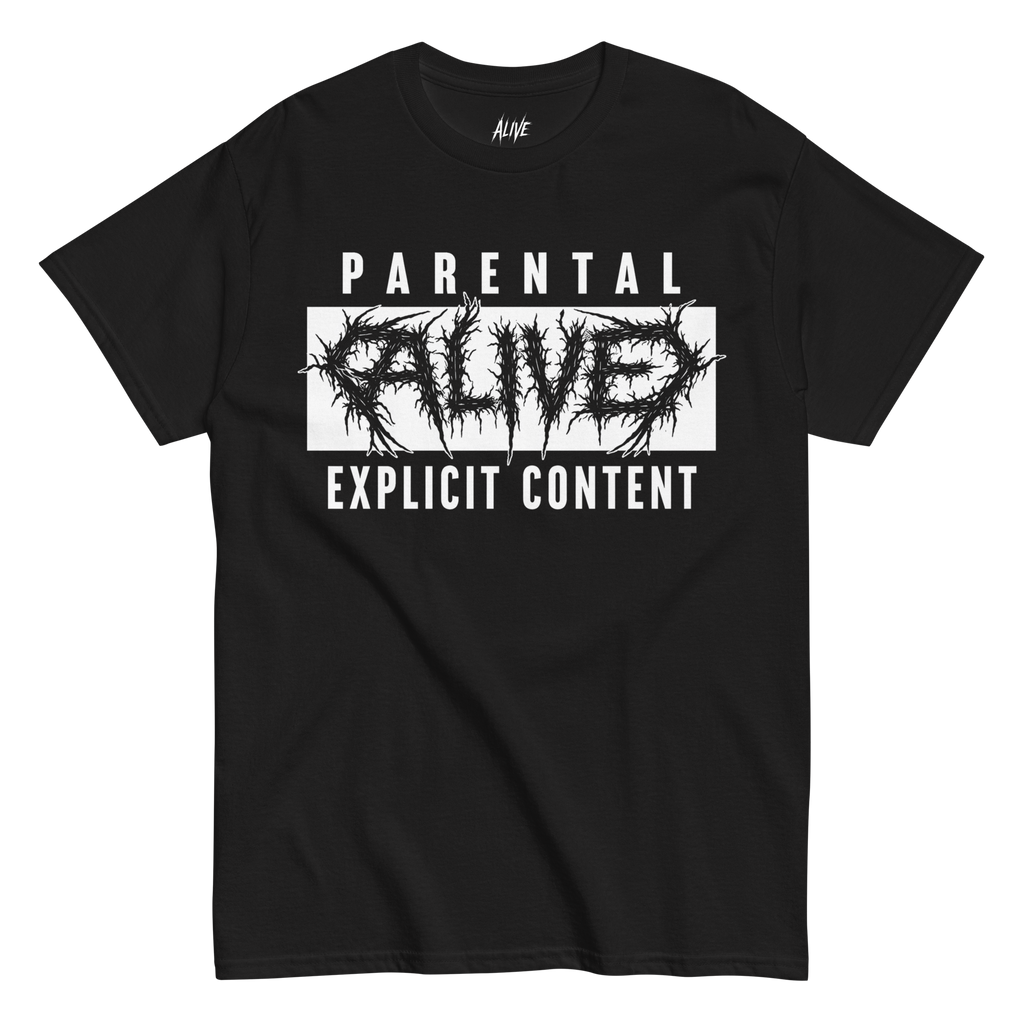 EXPLICIT ALIVE T-SHIRT BLACK