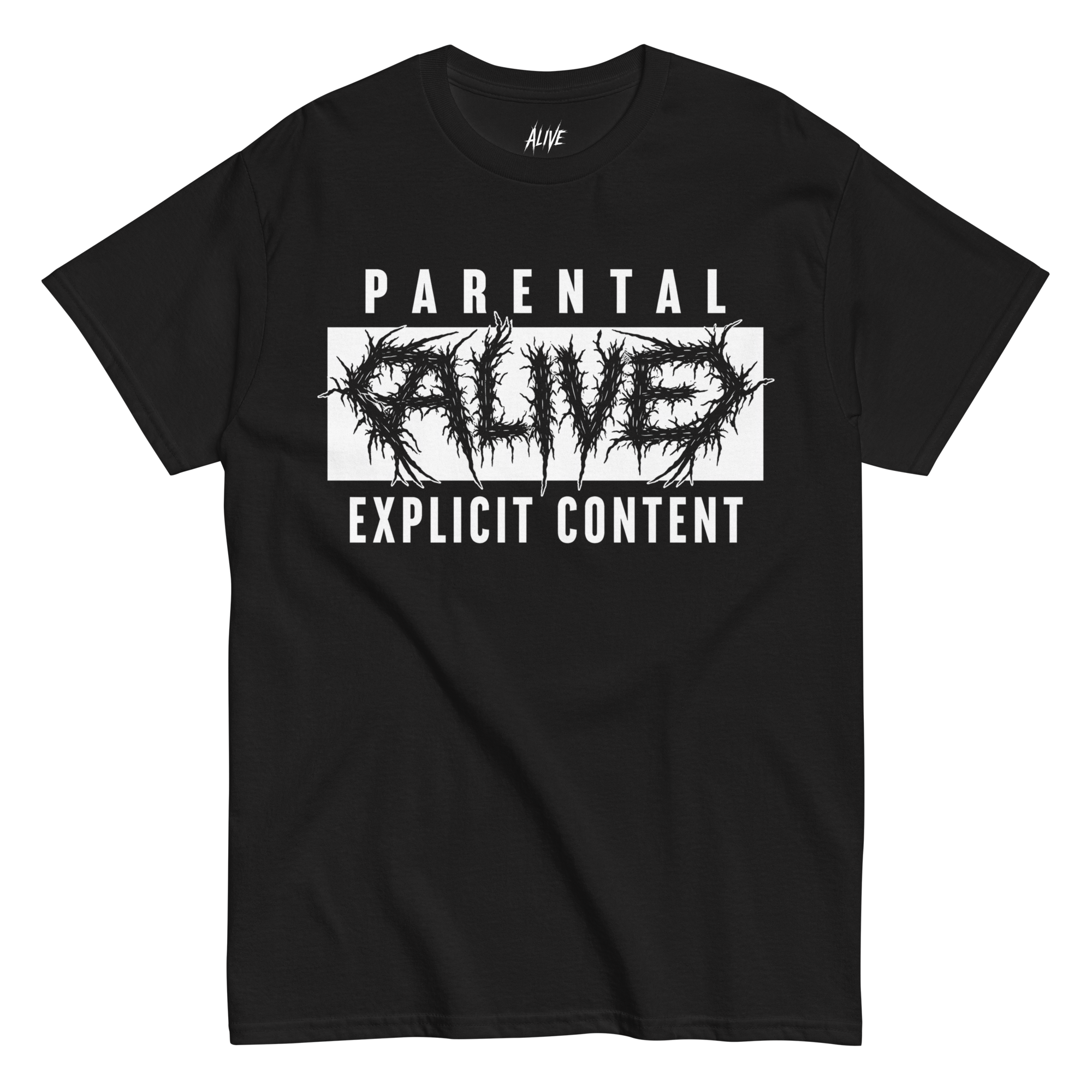 EXPLICIT ALIVE T-SHIRT BLACK
