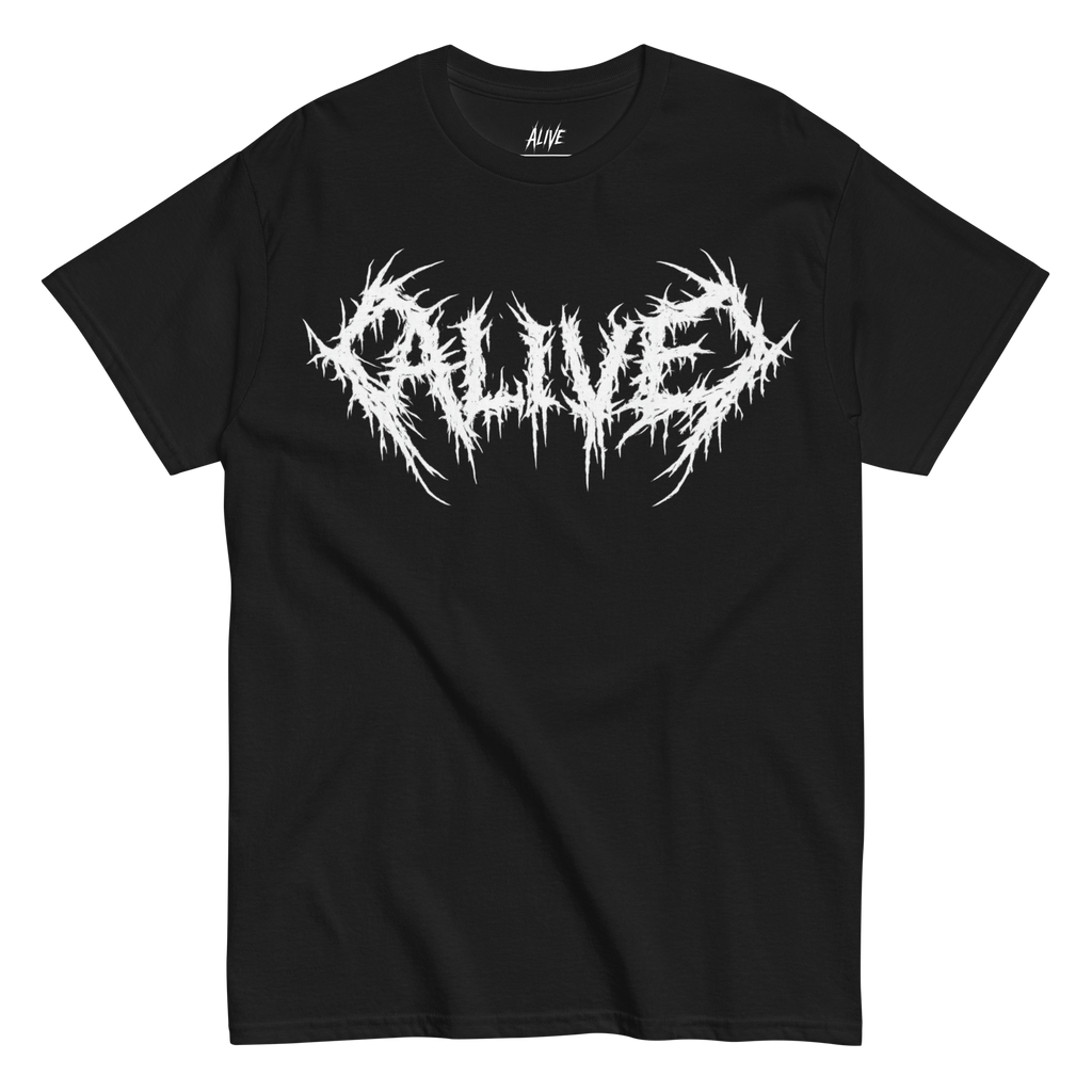 ALIVE THORN T-SHIRT BLACK