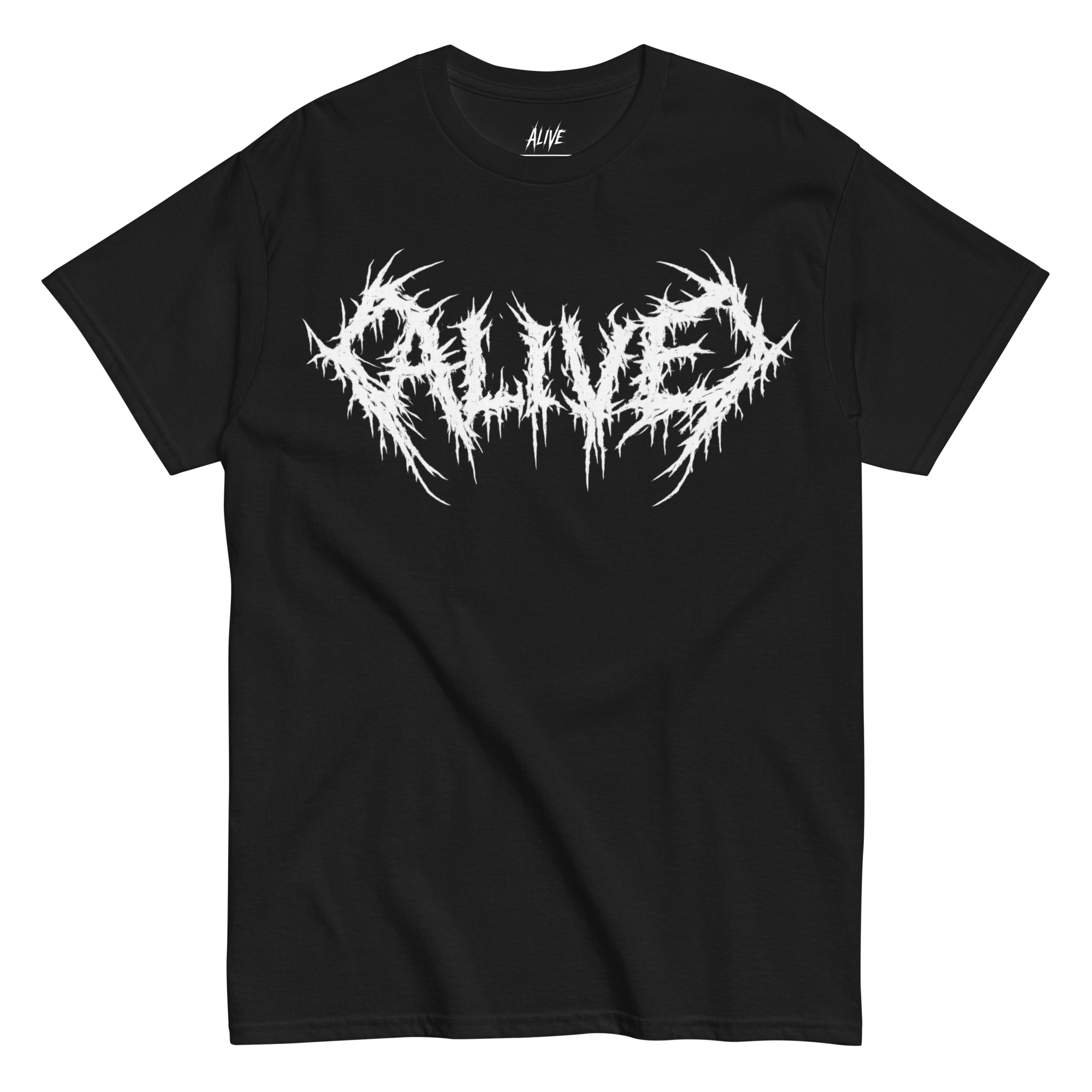 ALIVE THORN T-SHIRT BLACK