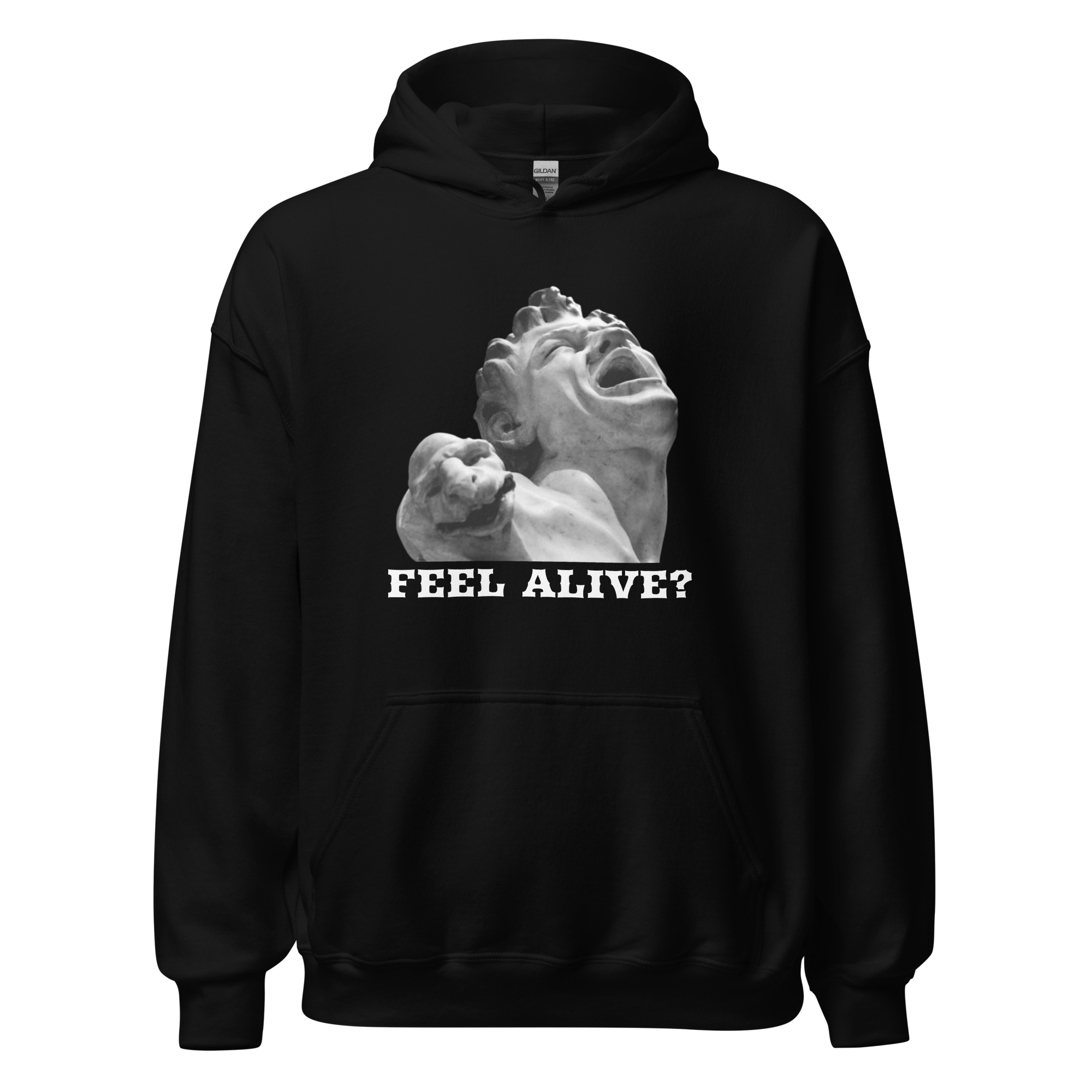 FEEL ALIVE Hoodie - Black