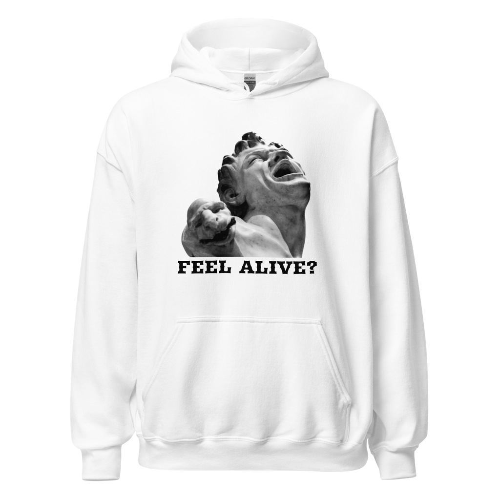 FEEL ALIVE Hoodie - White