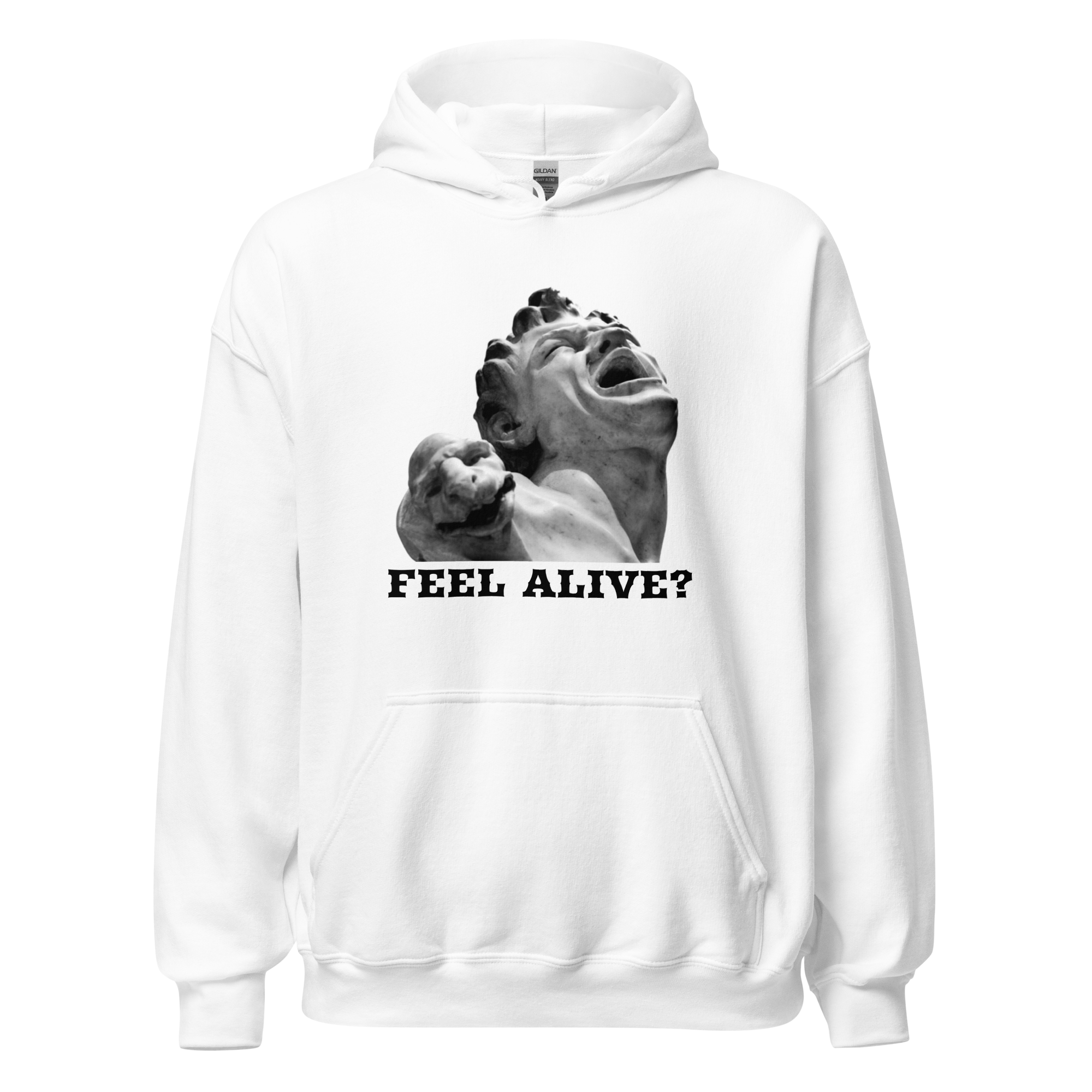 FEEL ALIVE Hoodie - White