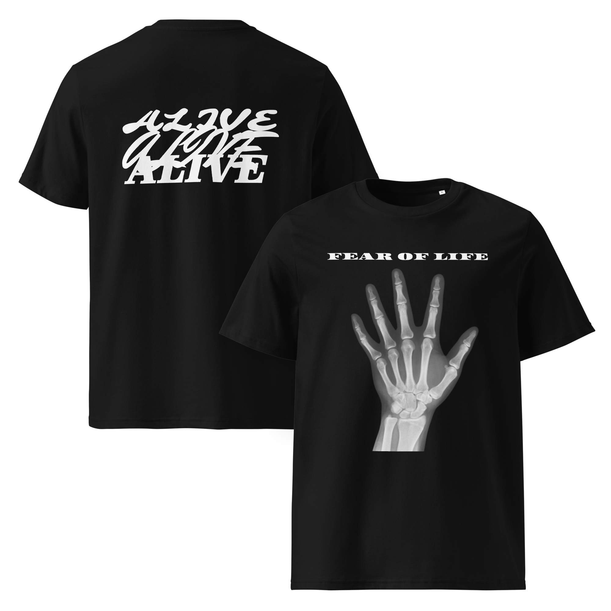 FEAR OF LIFE Tee - Black