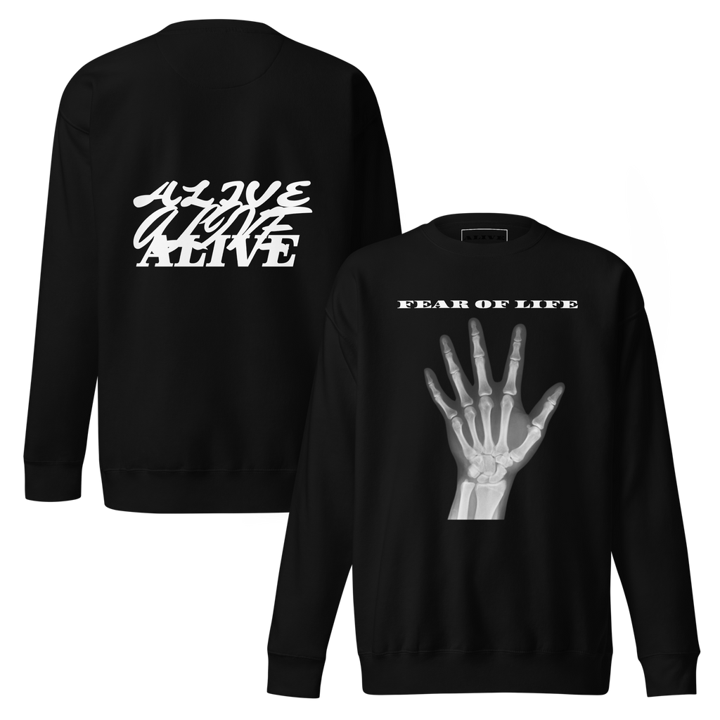 FEAR OF LIFE Sweatshirt - Black