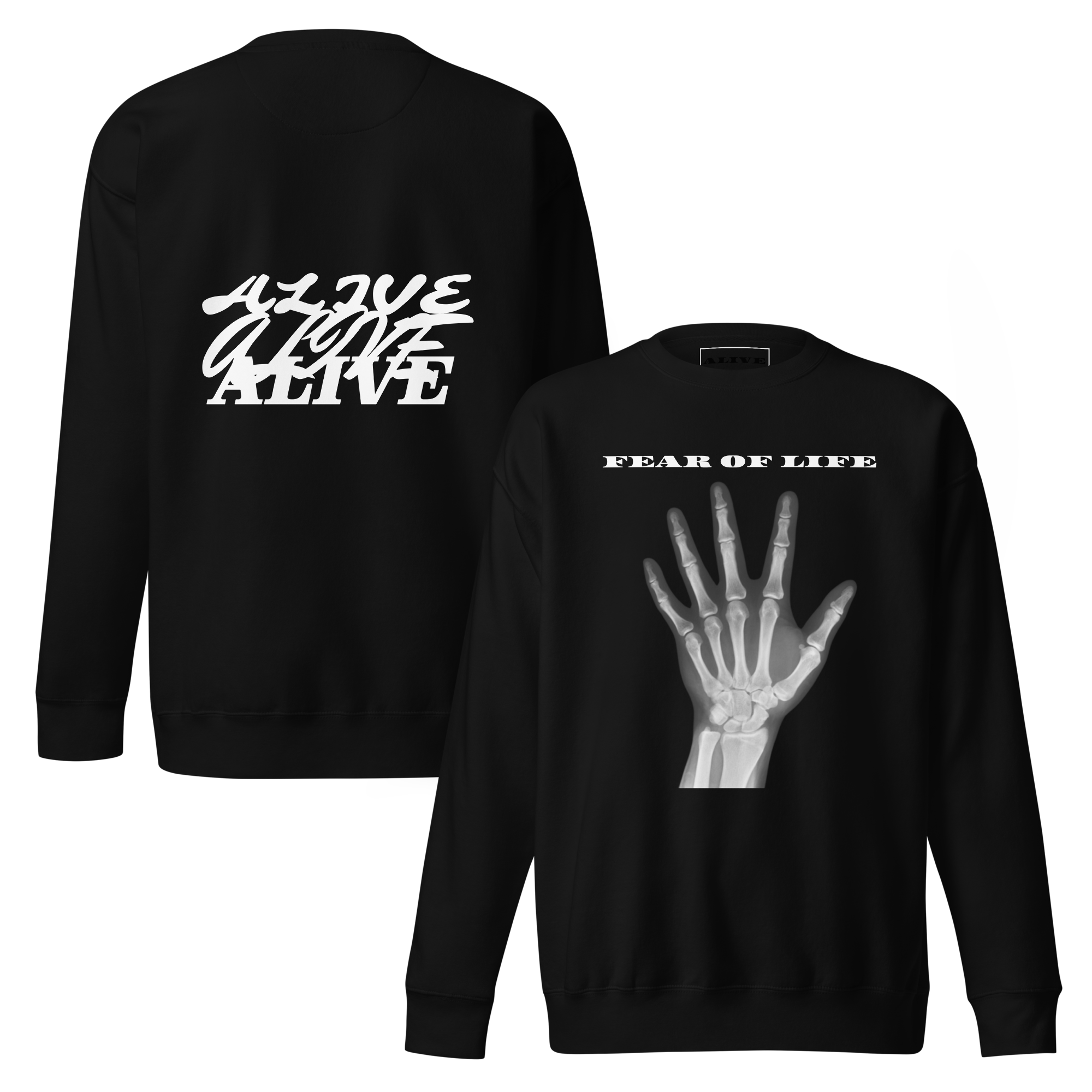 FEAR OF LIFE Sweatshirt - Black