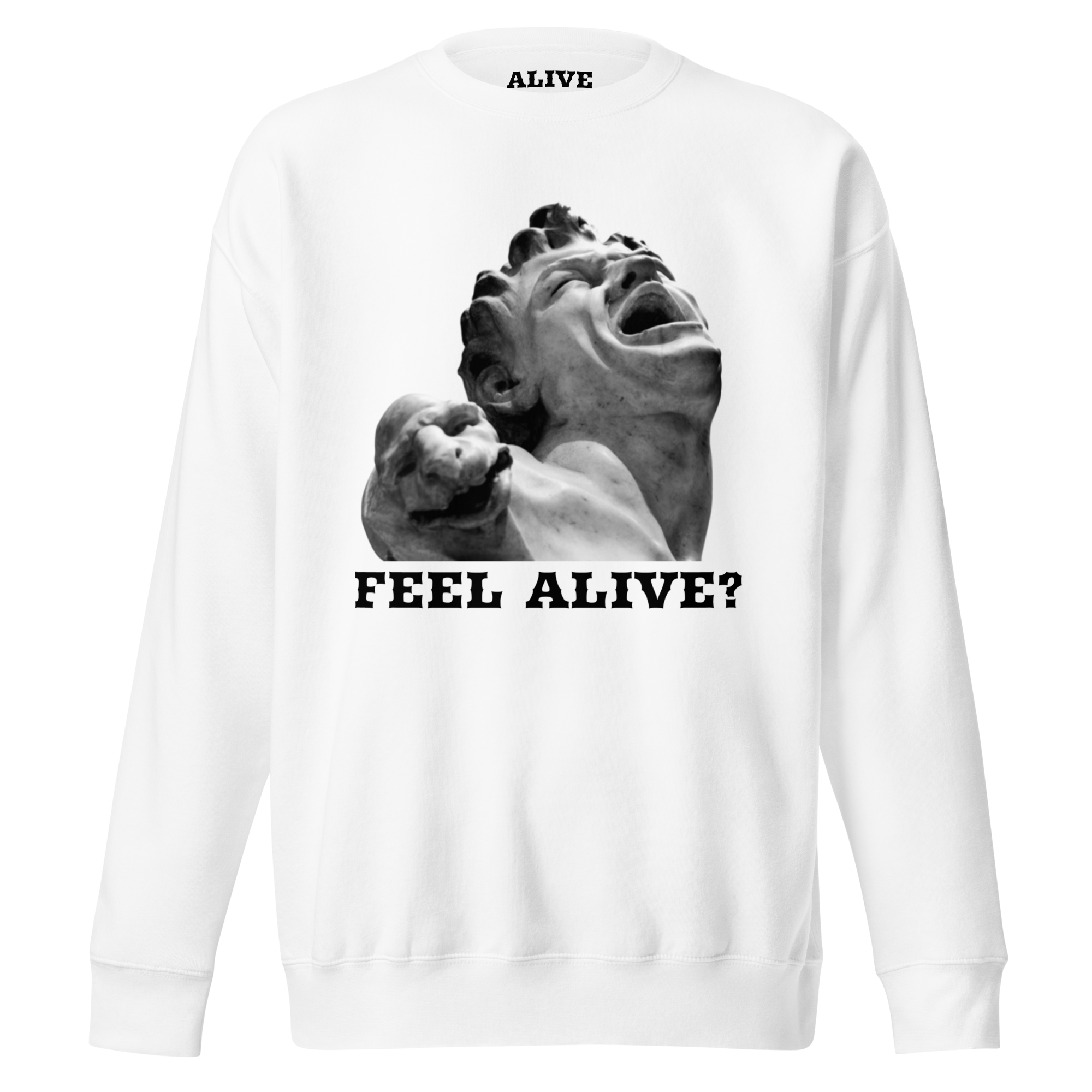 FEEL ALIVE Sweatshirt - White