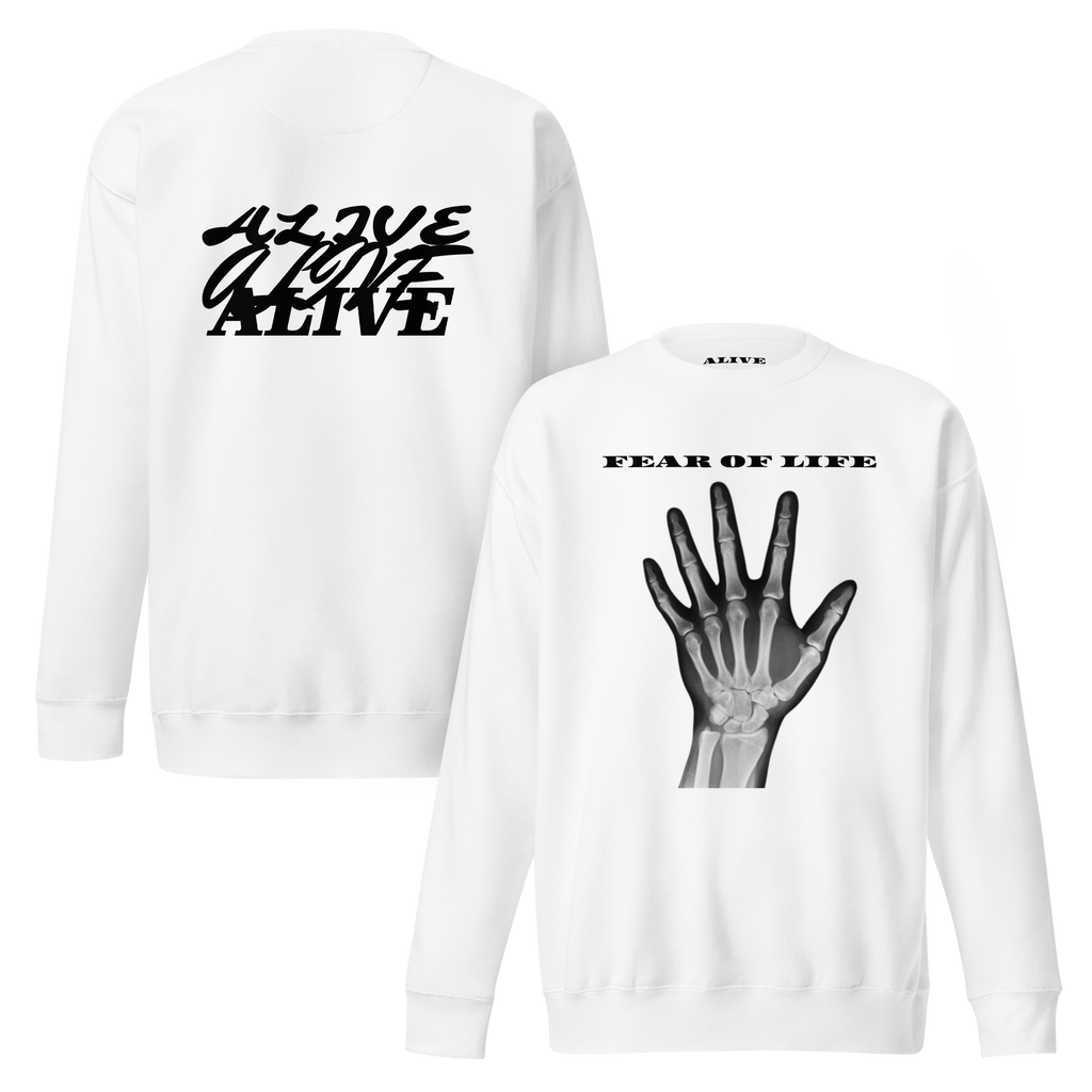 FEAR OF LIFE Sweatshirt - White