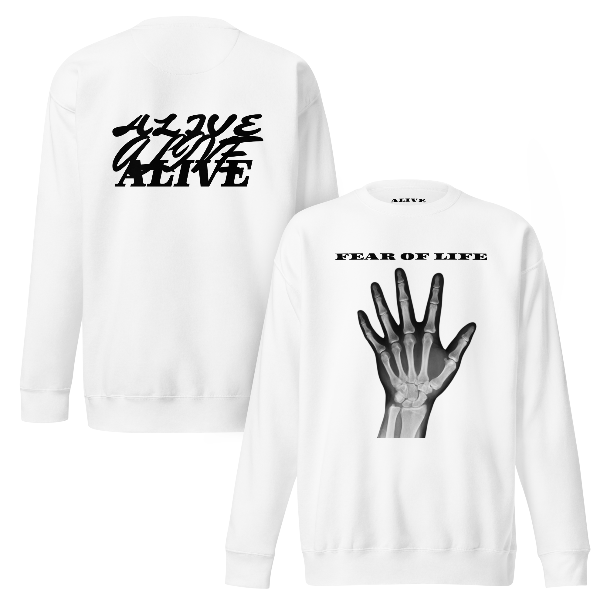 FEAR OF LIFE Sweatshirt - White