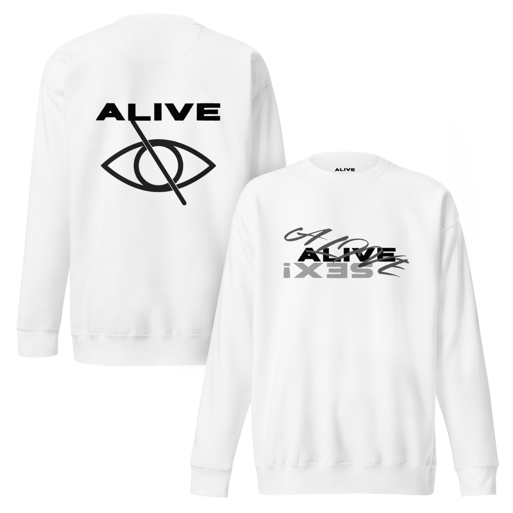 ALIVE! Sweatshirt - White