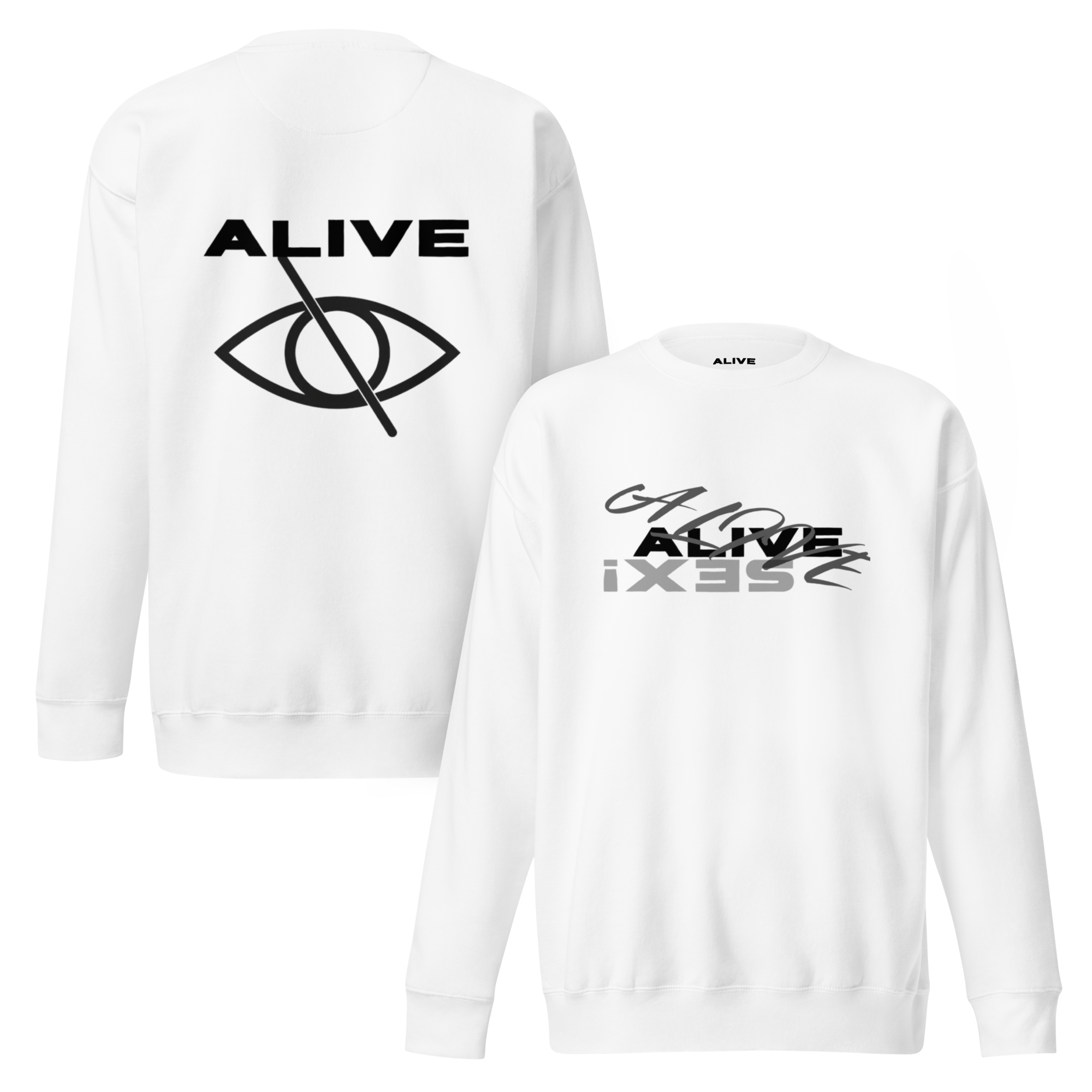 ALIVE! Sweatshirt - White